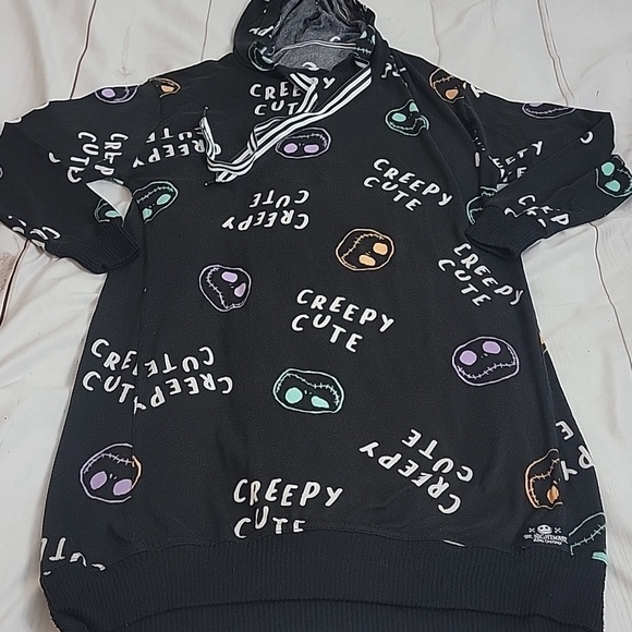 Disney Other - Tim Butron's The Nightmare Before Christmas Sleepwear Nightgown Tunic size XS